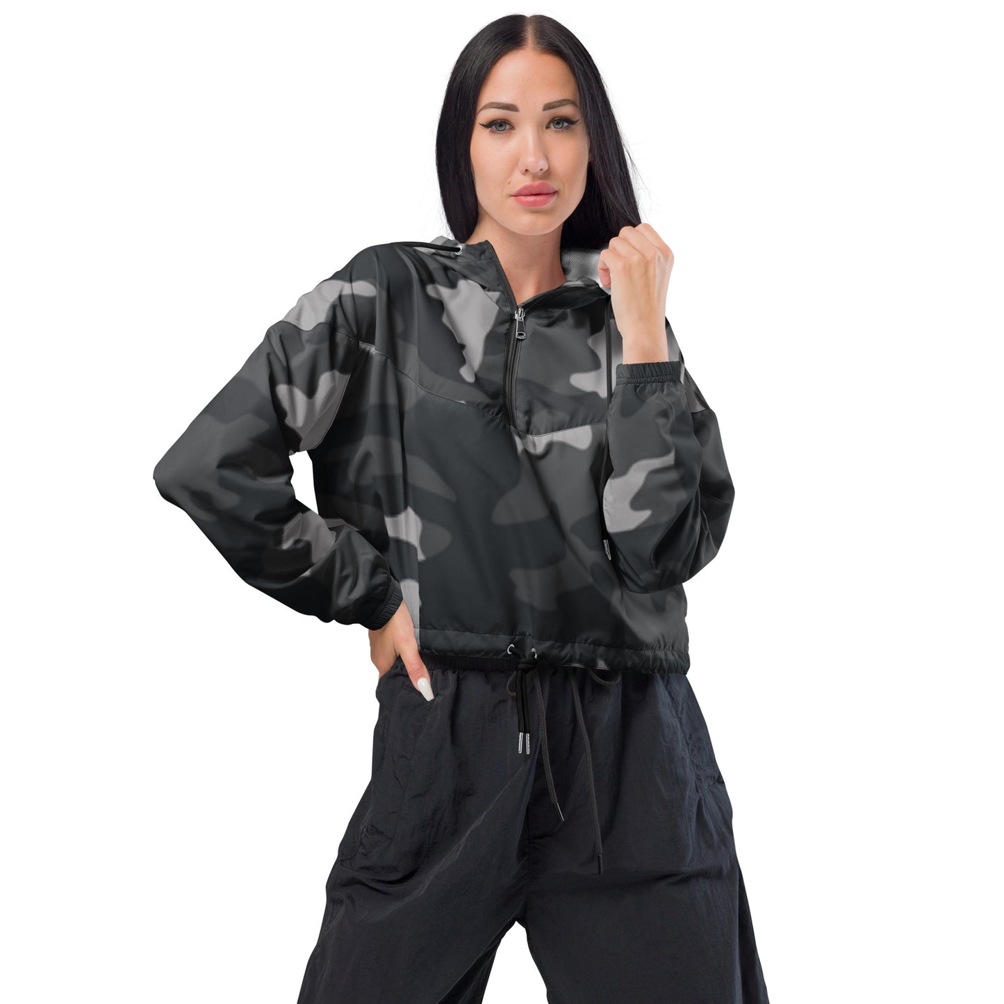 Hellz Palace® Brand Women’s cropped windbreaker