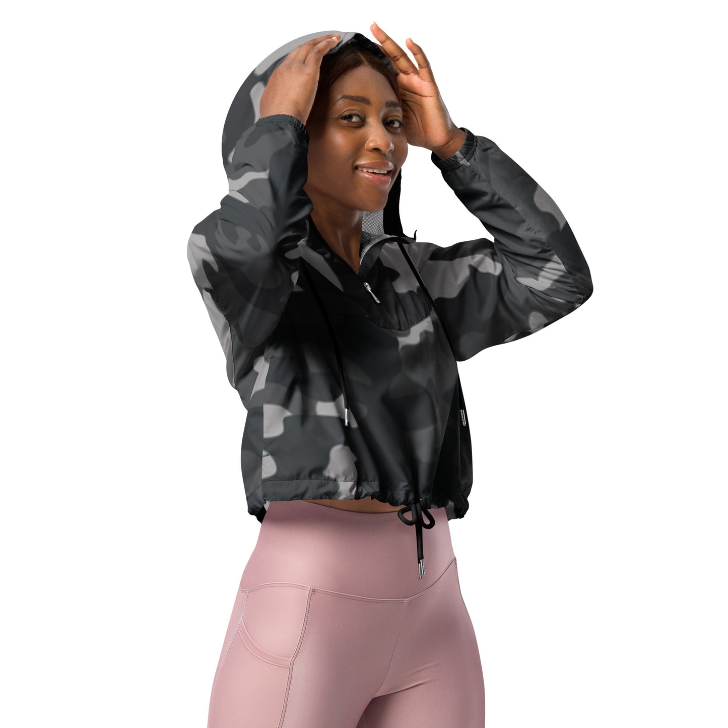 Hellz Palace® Brand Women’s cropped windbreaker