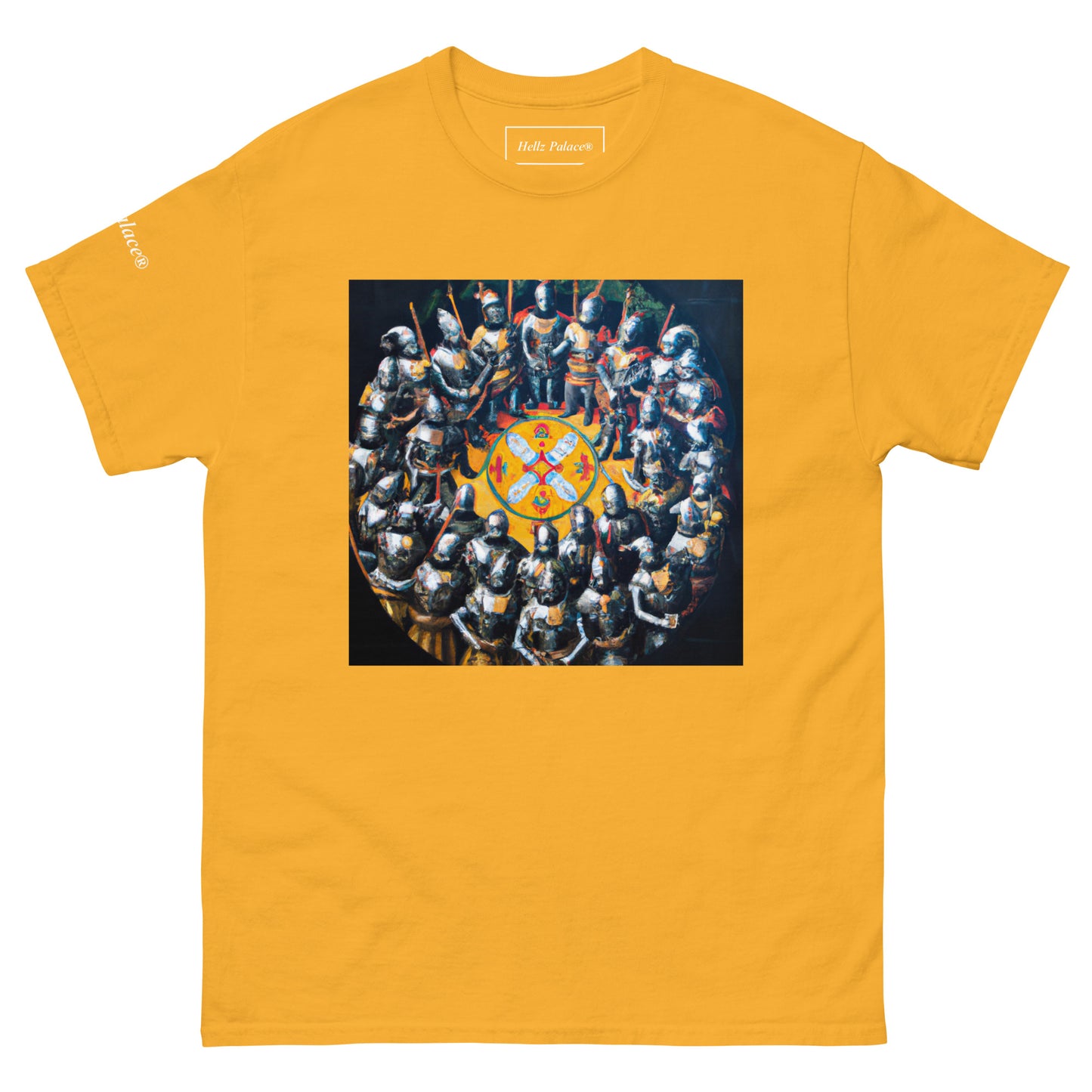 Hellz Palace® Brand Round Table Men's classic tee