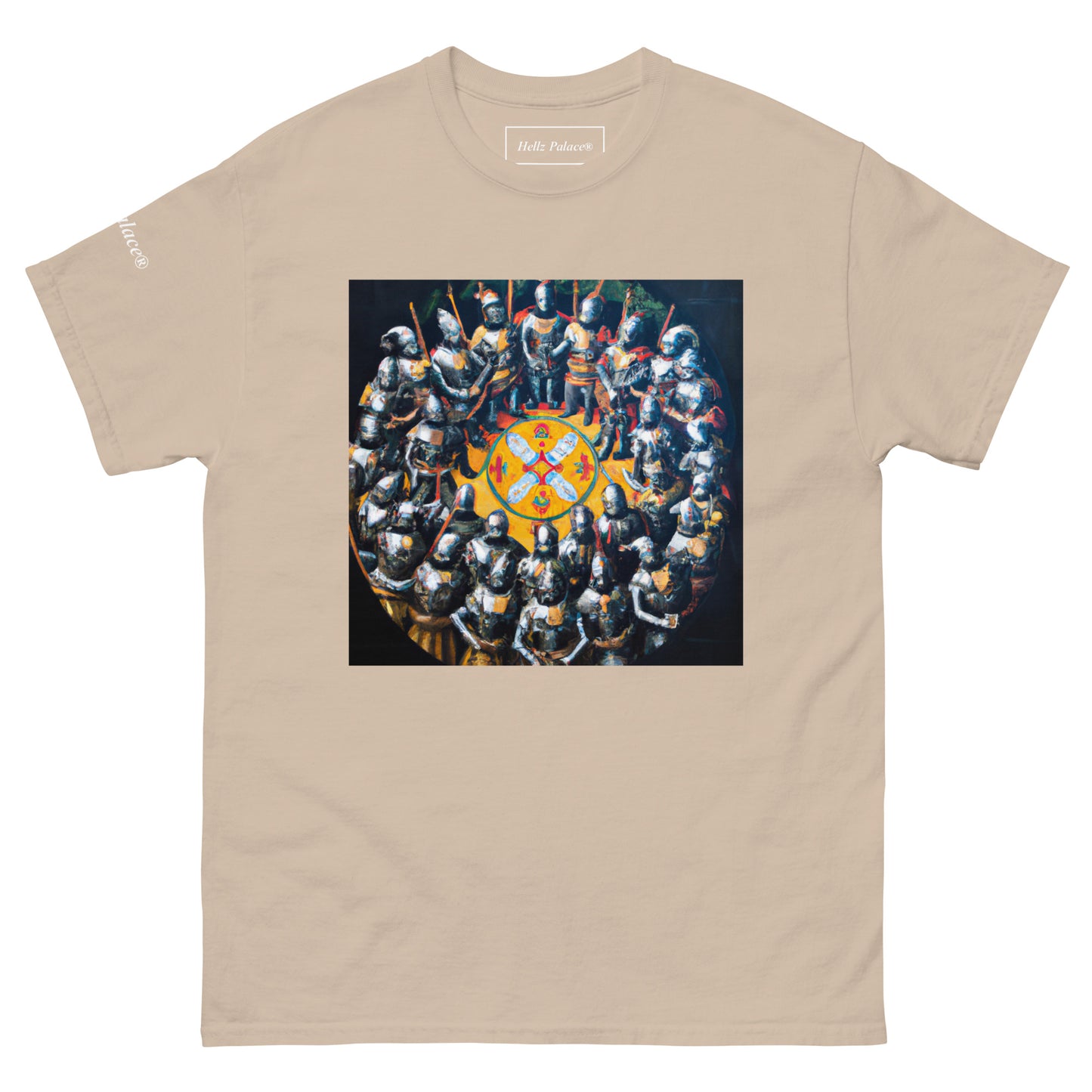 Hellz Palace® Brand Round Table Men's classic tee