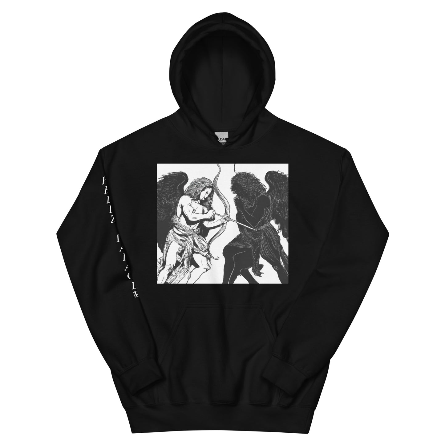 Hellz Palace® Brand Angel vs Demon Unisex Hoodie