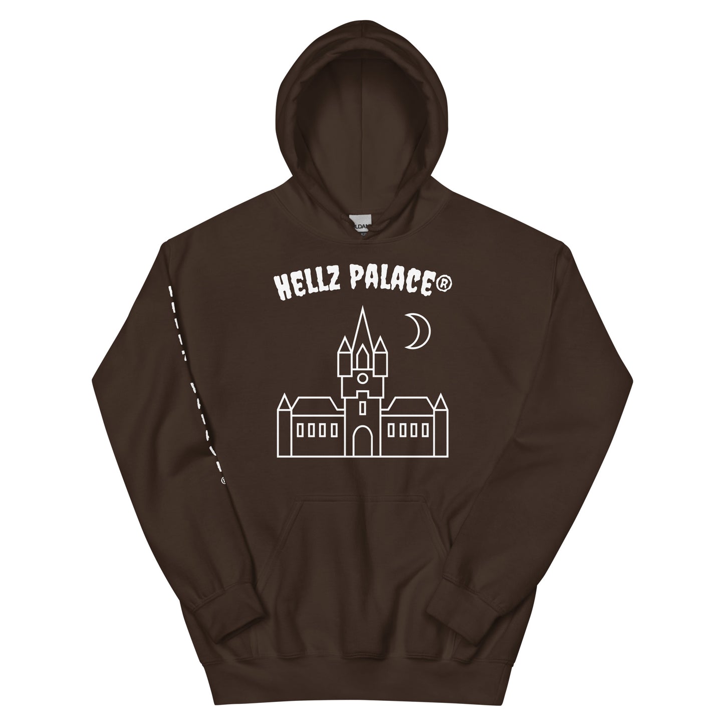 Hellz Palace® Brand Castle Silhouette Unisex Hoodie