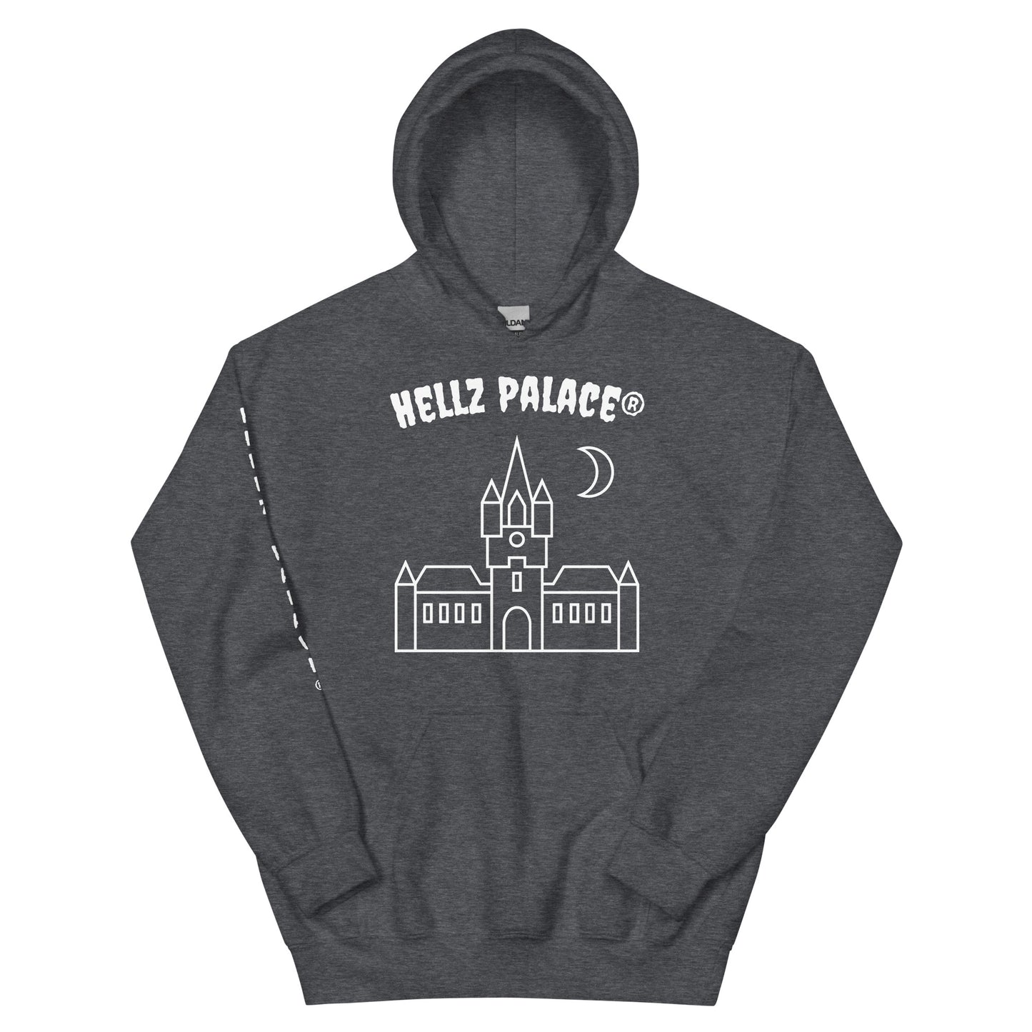 Hellz Palace® Brand Castle Silhouette Unisex Hoodie