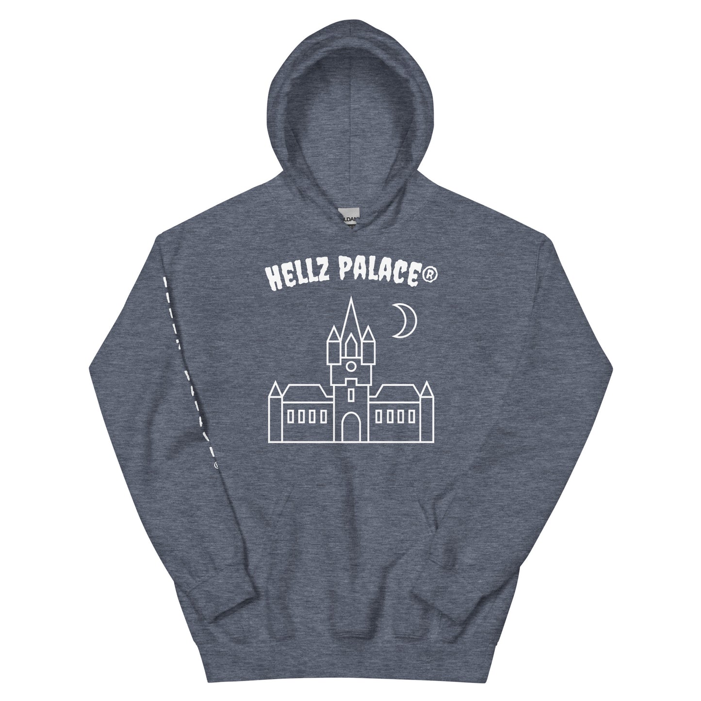 Hellz Palace® Brand Castle Silhouette Unisex Hoodie