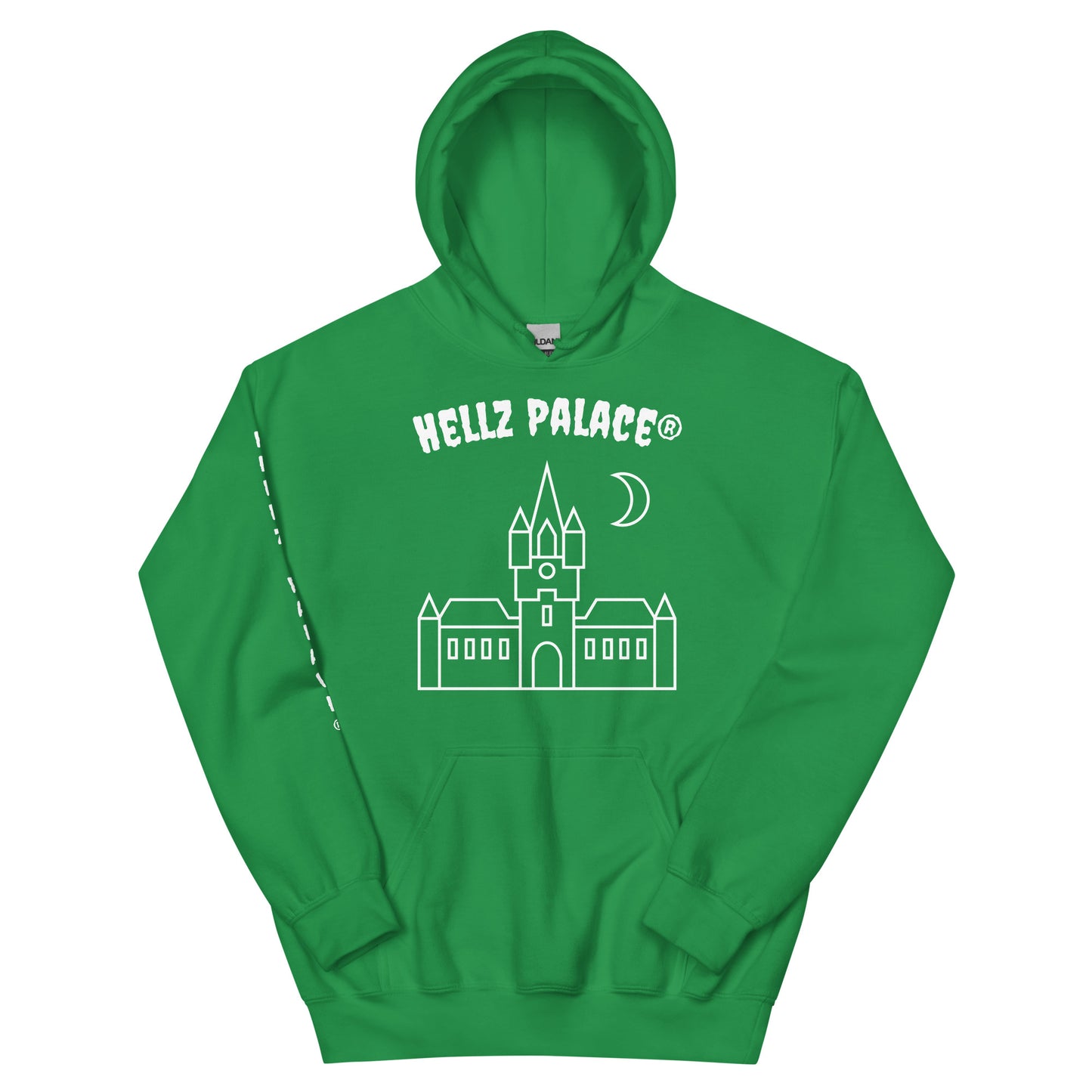 Hellz Palace® Brand Castle Silhouette Unisex Hoodie