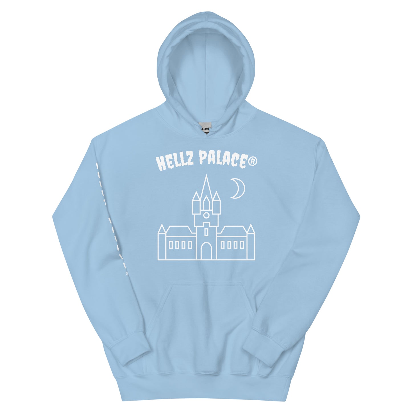 Hellz Palace® Brand Castle Silhouette Unisex Hoodie