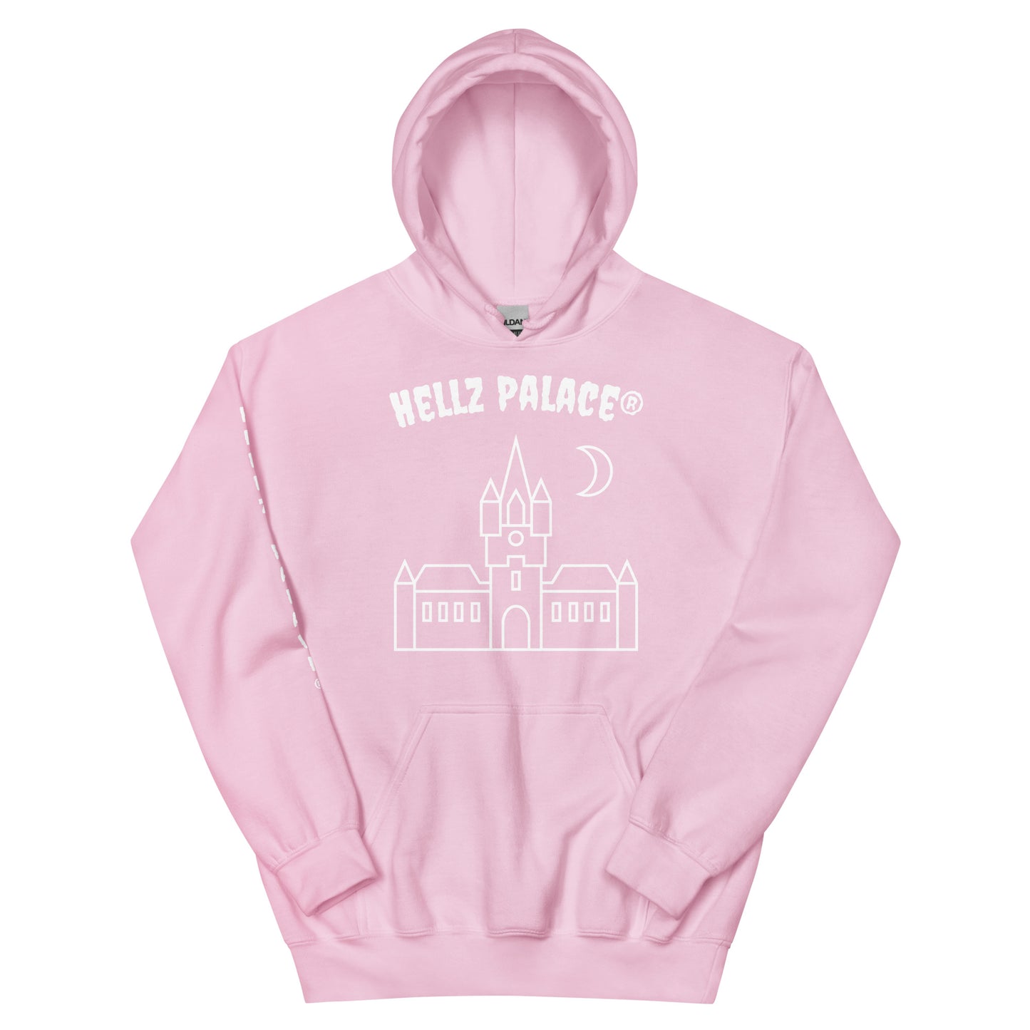 Hellz Palace® Brand Castle Silhouette Unisex Hoodie