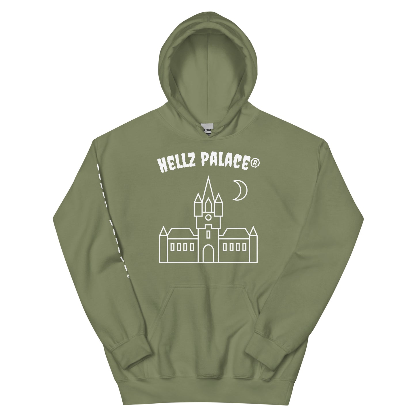 Hellz Palace® Brand Castle Silhouette Unisex Hoodie