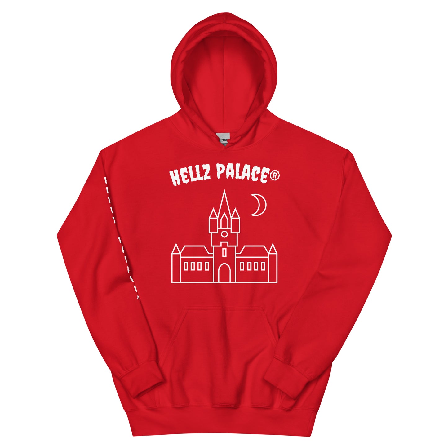 Hellz Palace® Brand Castle Silhouette Unisex Hoodie