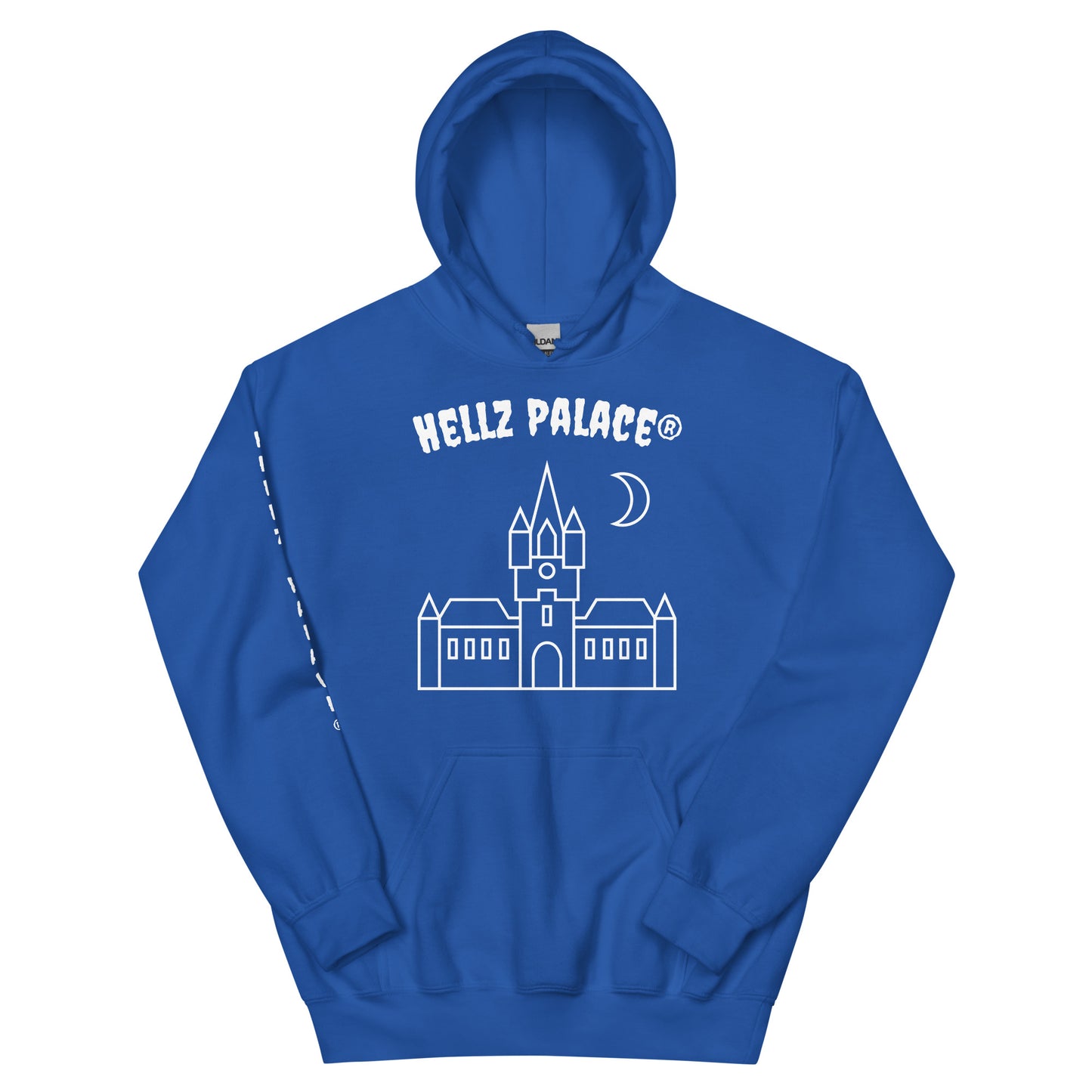 Hellz Palace® Brand Castle Silhouette Unisex Hoodie