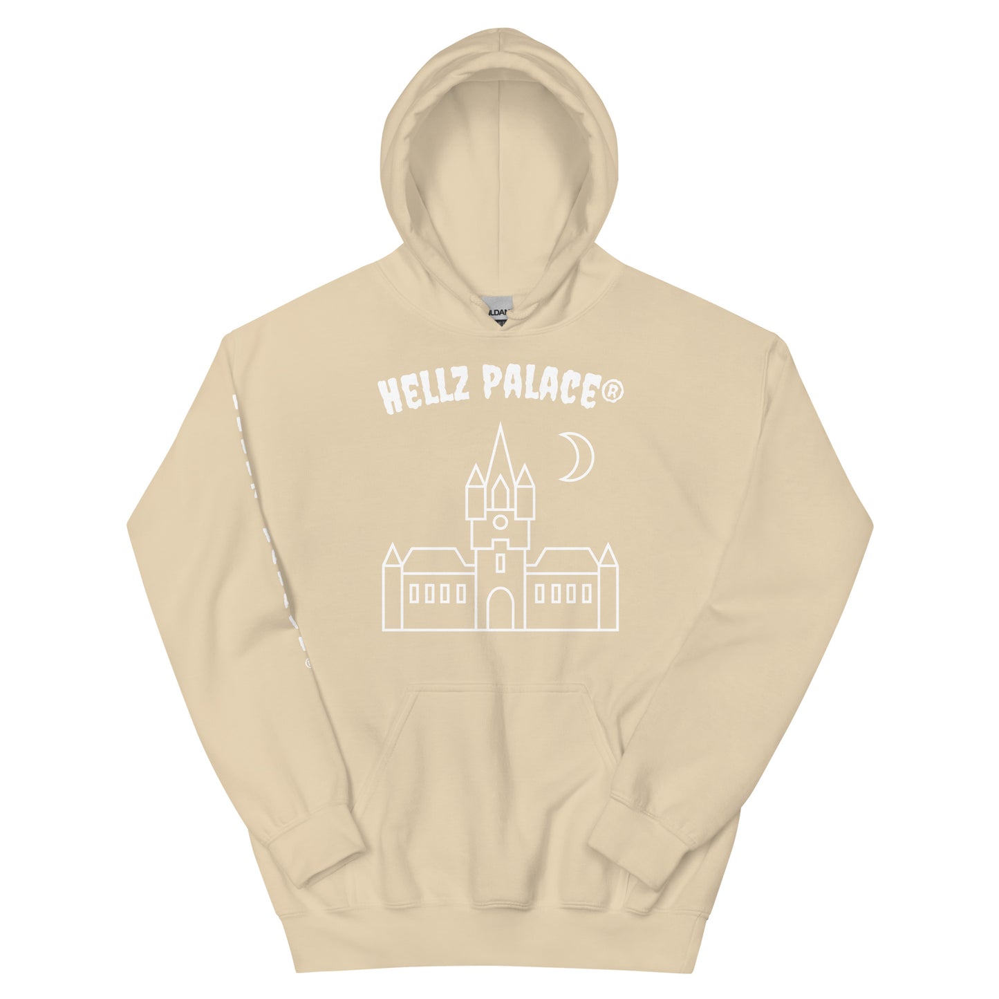 Hellz Palace® Brand Castle Silhouette Unisex Hoodie