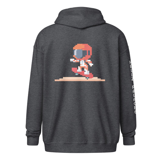 Hellz Palace® Brand Astronaut Unisex heavy blend zip hoodie