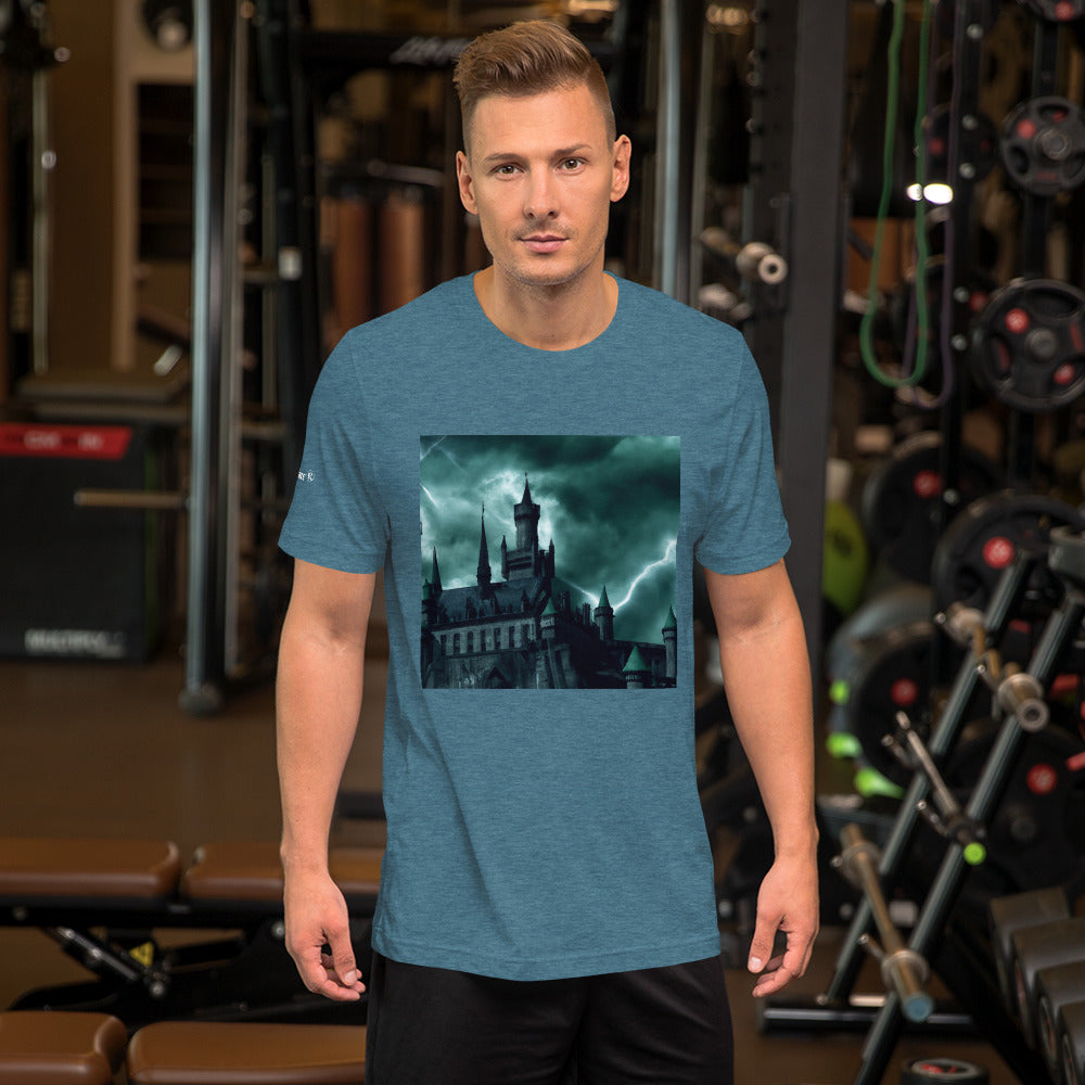 Hellz Palace® Brand Dark Castle Unisex t-shirt