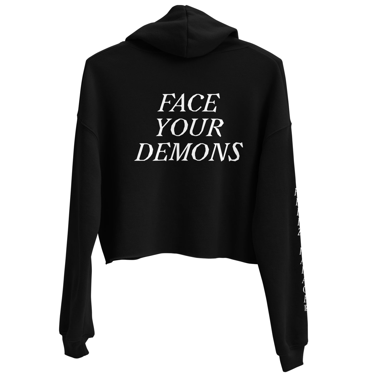 Hellz Palace® Brand Angels Vs Demons Crop Hoodie