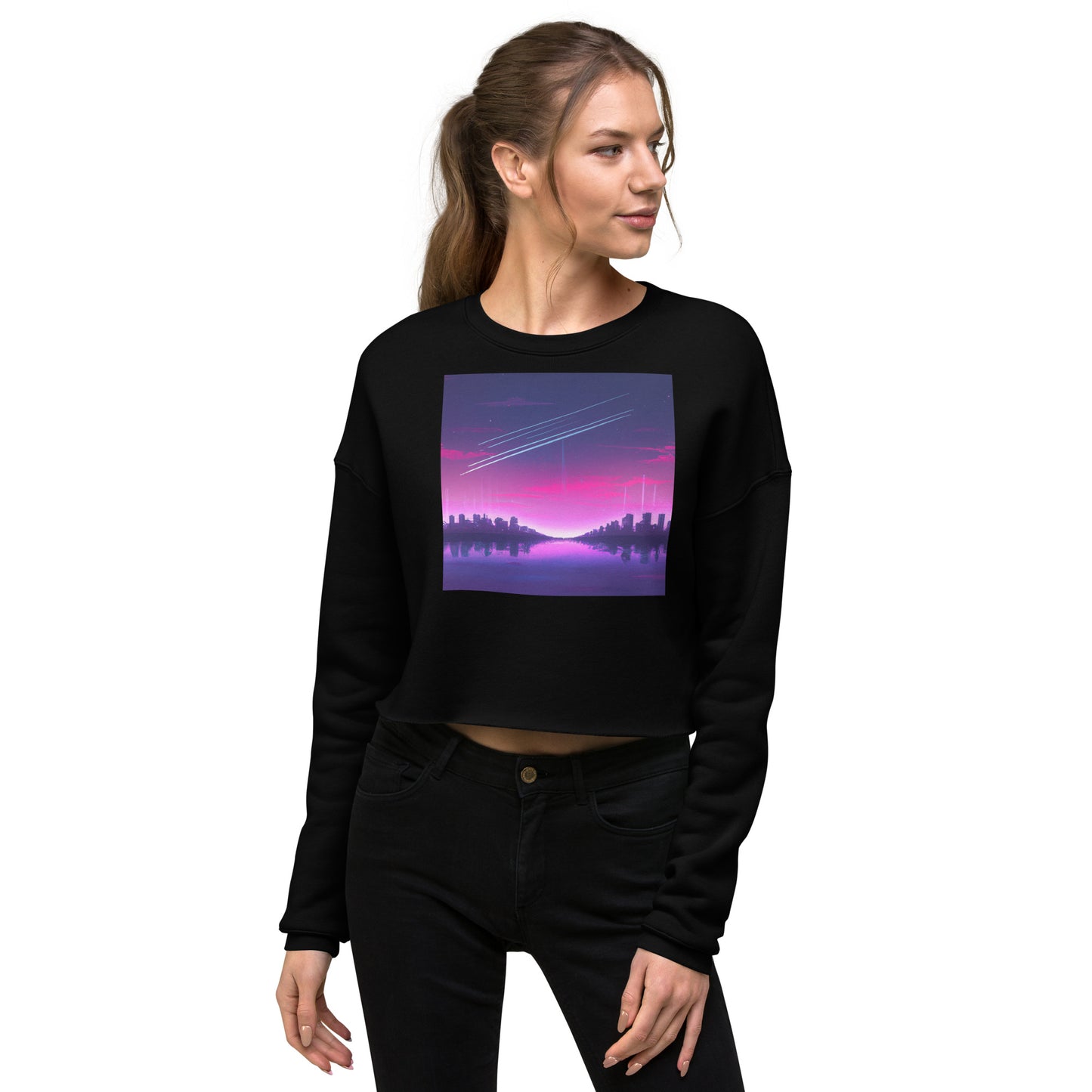 Hellz Palace® Brand Horizon Crop Sweatshirt