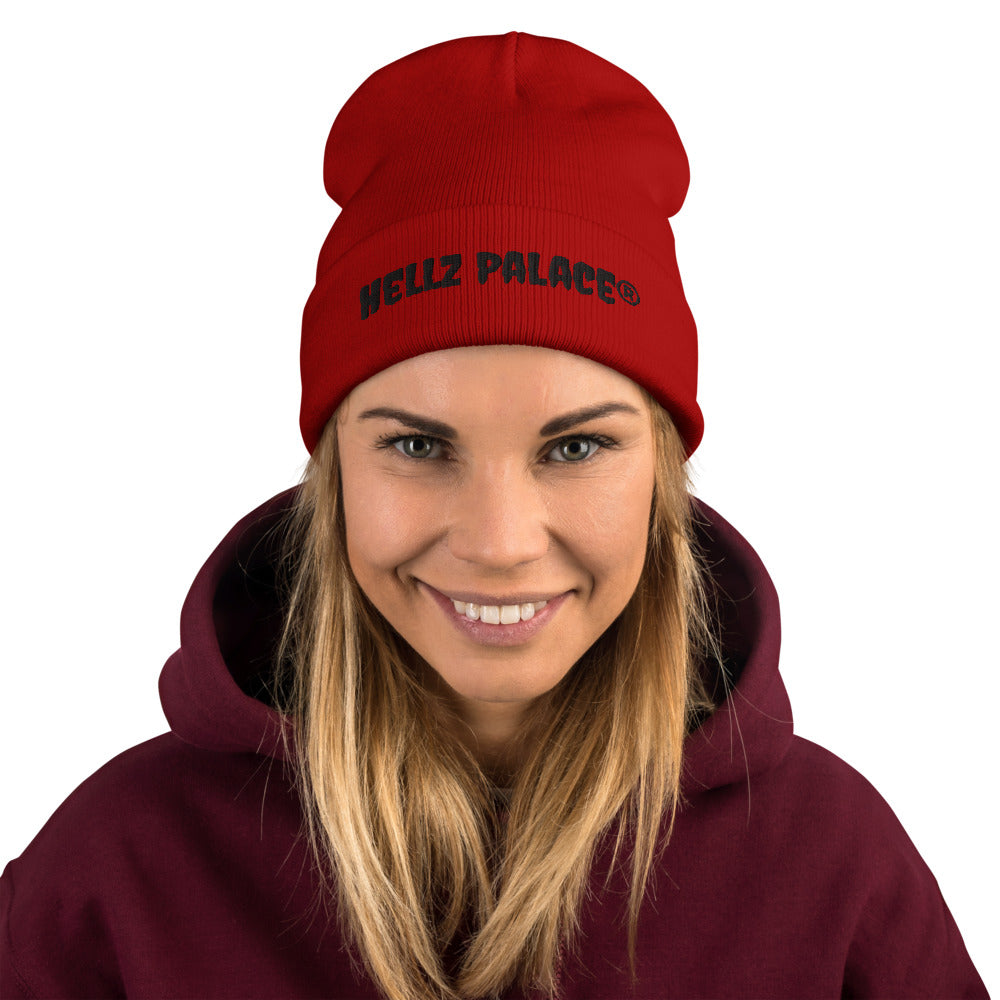 Hellz Palace® Brand Embroidered Beanie