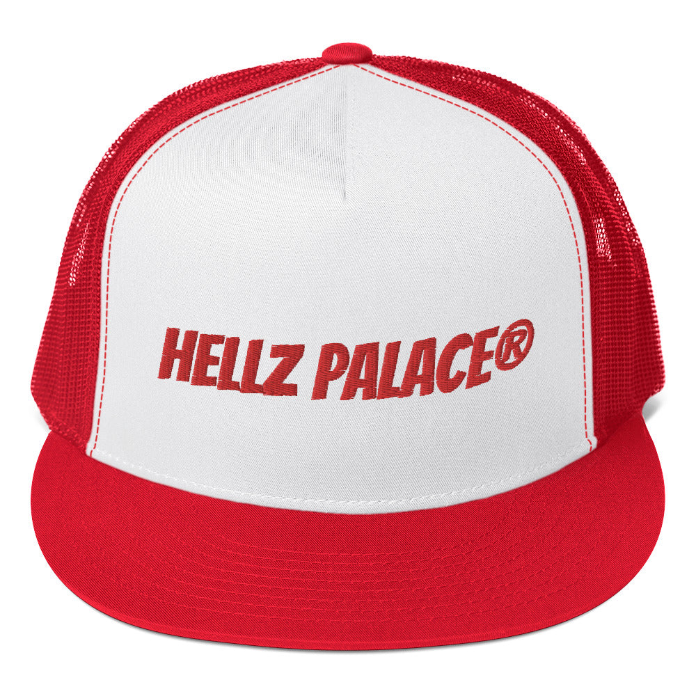 Hellz Palace® Brand Trucker Cap Red