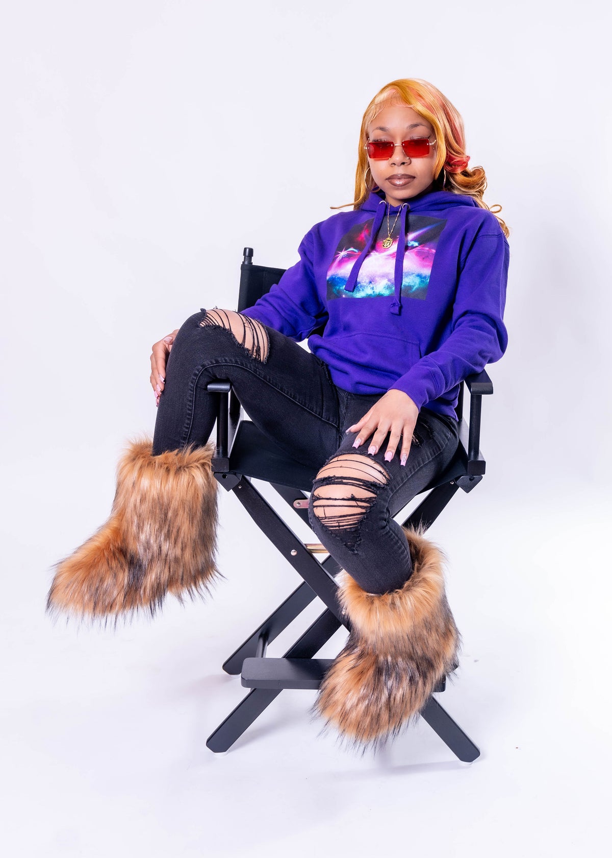 Hellz Palace® Brand Galactic Energy Unisex Hoodie