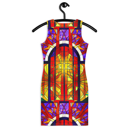 Hellz Palace® Brand Stained Glass Bodycon dress