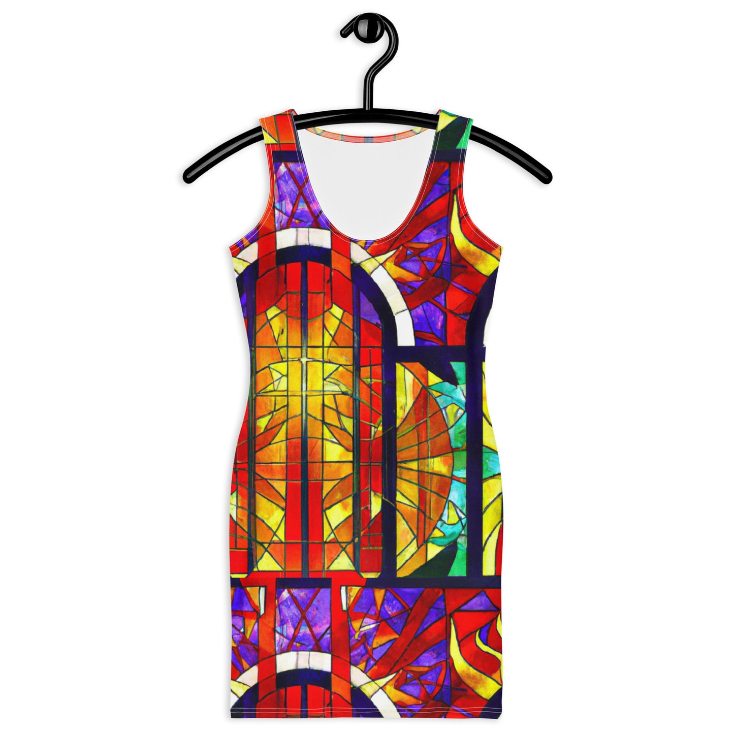 Hellz Palace® Brand Stained Glass Bodycon dress