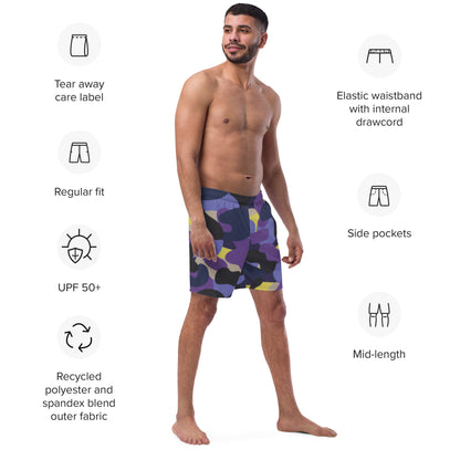 Hellz Palace® Brand Camo Men's swim trunks