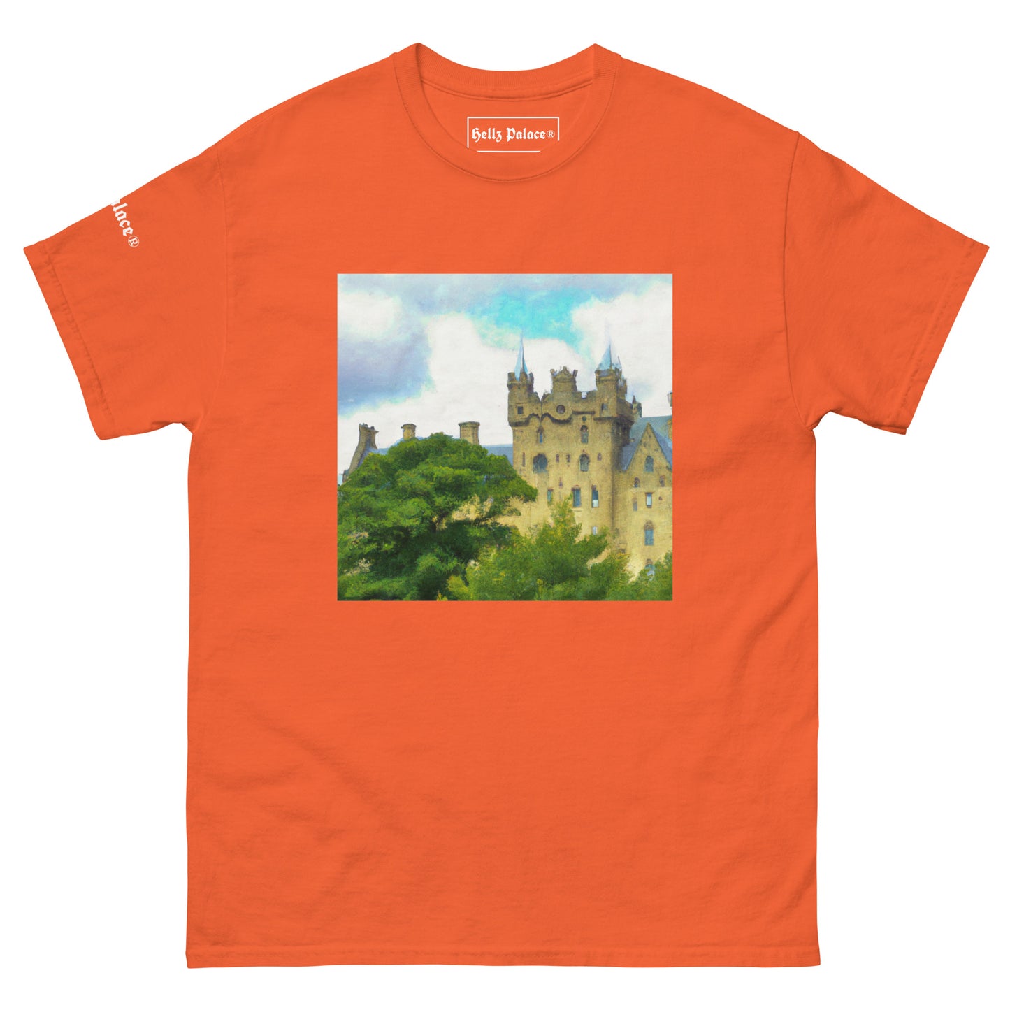 Hellz Palace® Brand Sunny Castle Men's classic tee