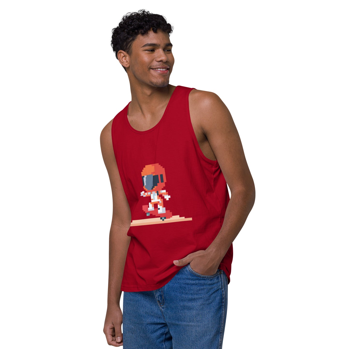 Hellz Palace® Brand Astronaut Men’s premium tank top