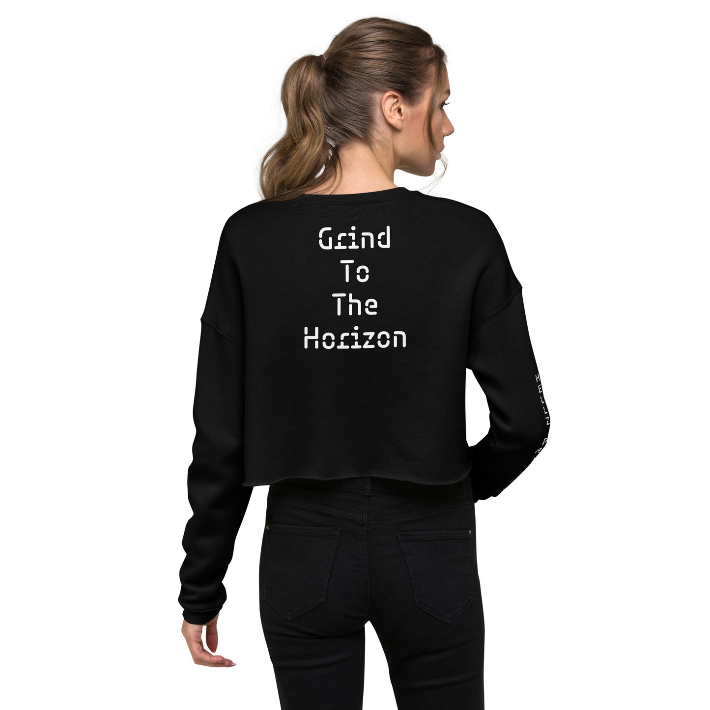 Hellz Palace® Brand Horizon Crop Sweatshirt
