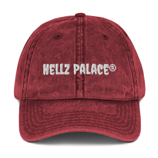Hellz Palace® Brand Vintage Cotton Twill Cap
