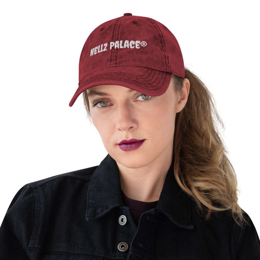 Hellz Palace® Brand Vintage Cotton Twill Cap