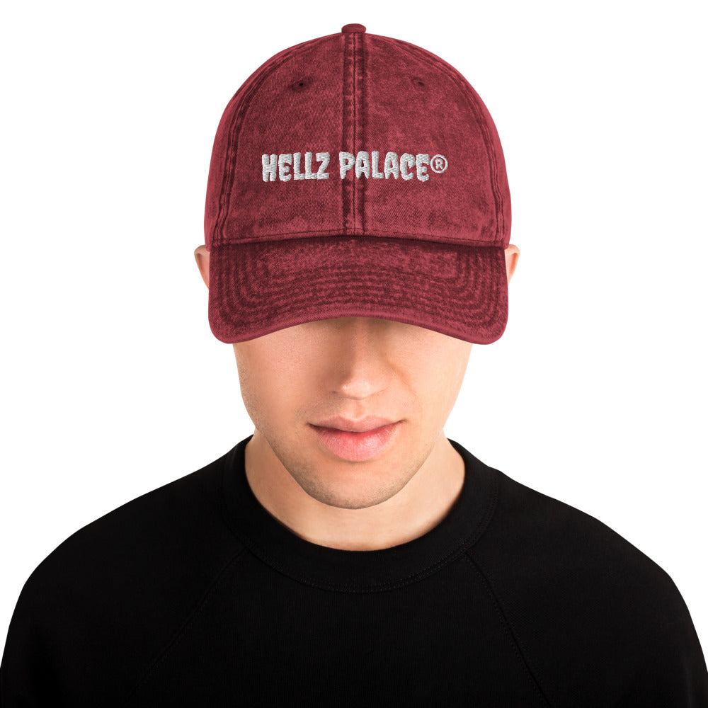 Hellz Palace® Brand Vintage Cotton Twill Cap